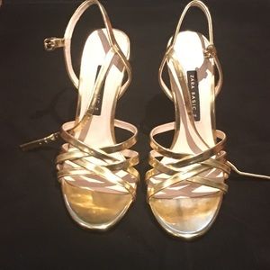 Gold sandals